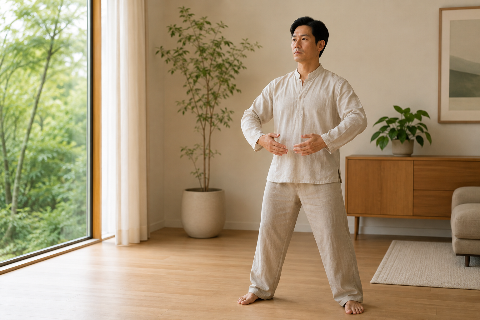 Qigong Breathing for Beginners: A Gentle 10-Minute Practice